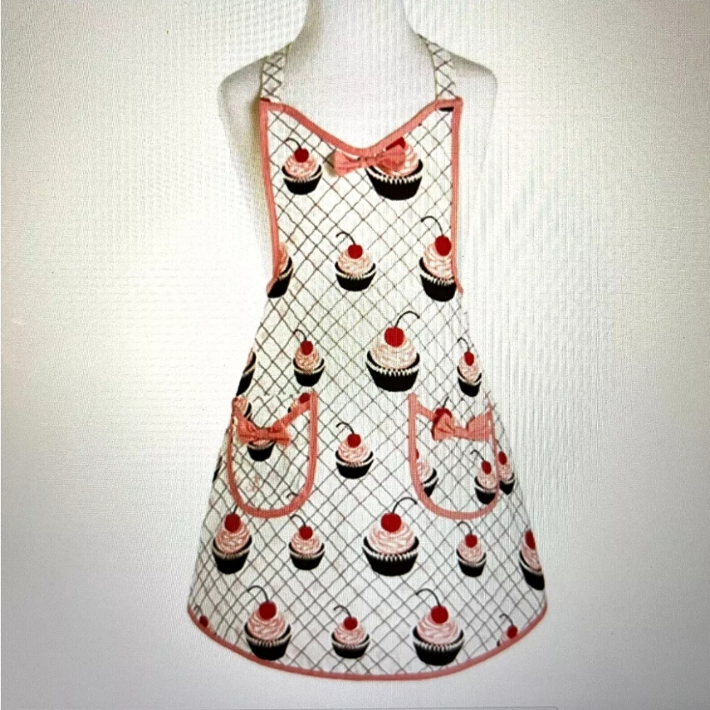Jessie Steele Cherry Cupcake Apron